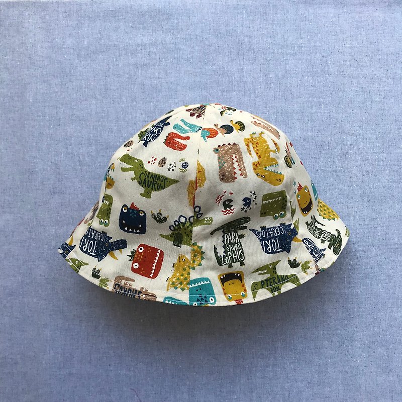 Island Senjia / Beanie / Double Hood / Dinosaur Star - Baby Hats & Headbands - Cotton & Hemp Multicolor