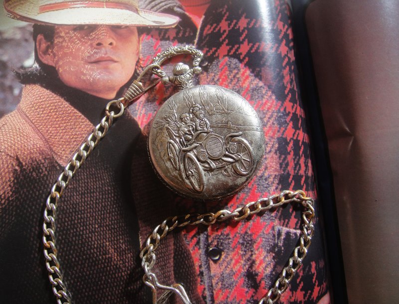 【OLD-TIME】Early second-hand pocket watch - ของวางตกแต่ง - วัสดุอื่นๆ 