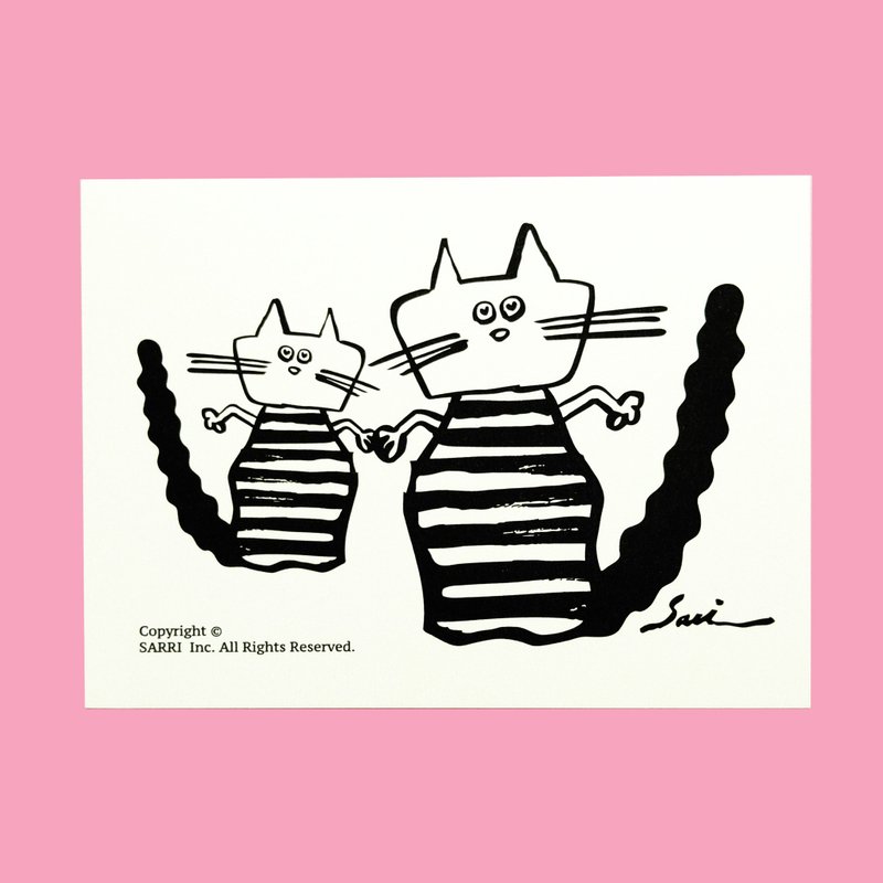 明信片 小海報 防水貼紙 機車貼紙 行李箱貼紙 激動 卡片 萬用卡 - 卡片/明信片 - 紙 粉紅色