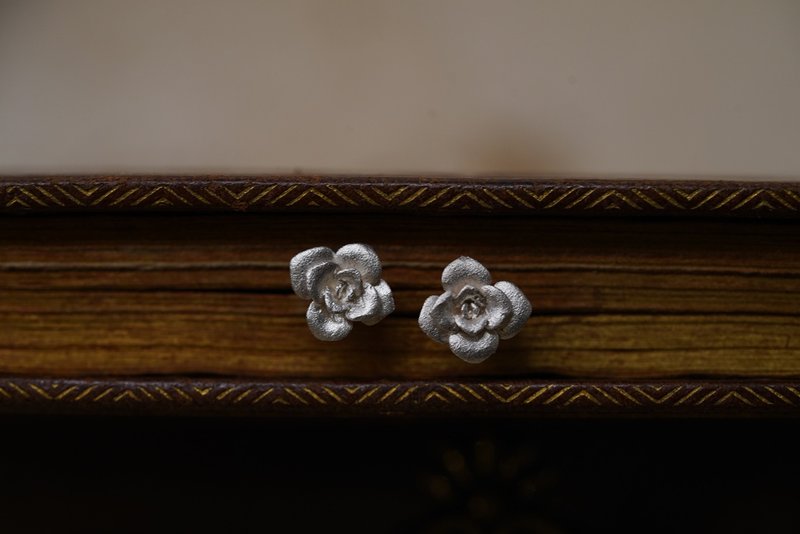 925 Silver Succulent Earrings - ต่างหู - เงินแท้ 