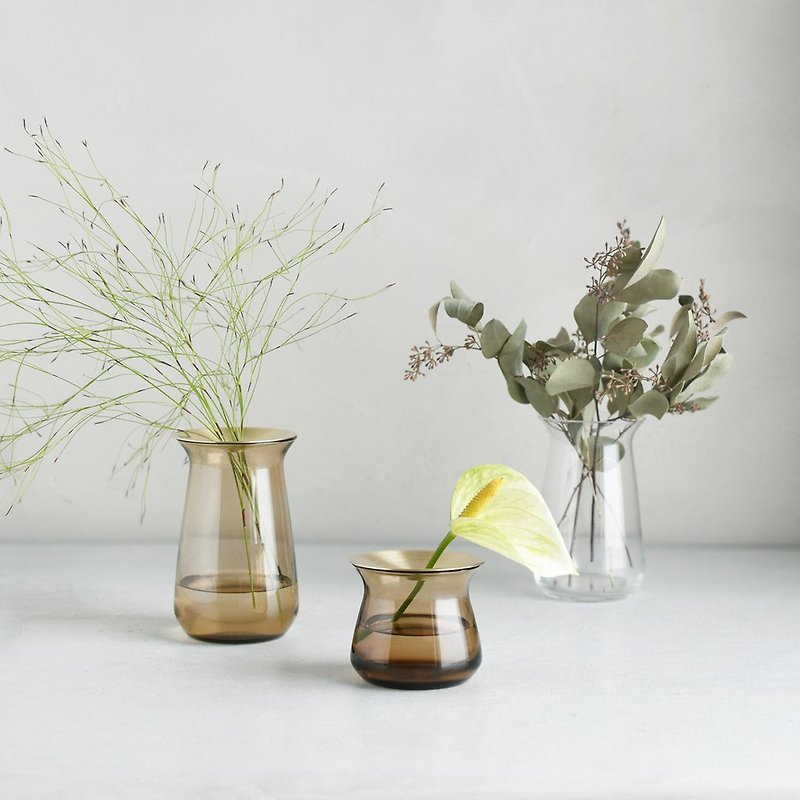 日本KINTO LUNA玻璃花瓶 / 共4款 - 花瓶/花器 - 玻璃 透明