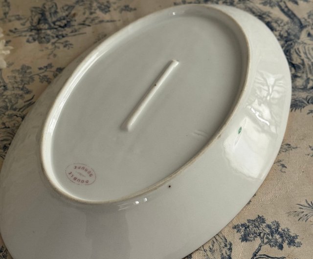ボルドー タピスリー 深皿 リム皿 φ23.4cm フランス