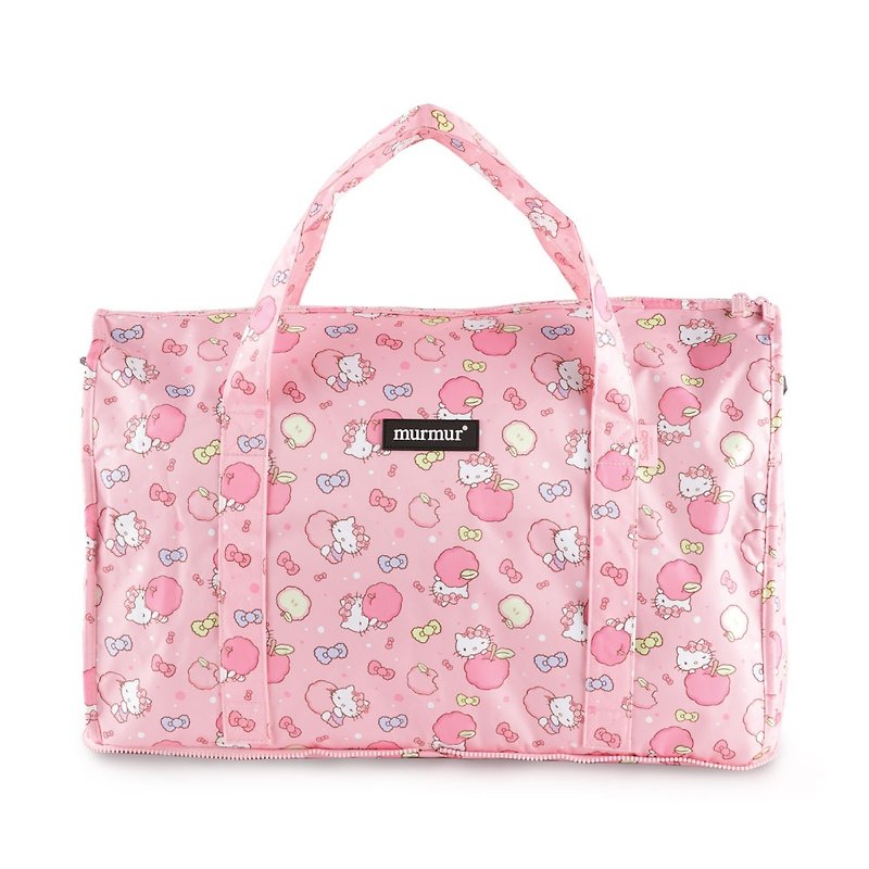 murmur收納旅袋-HelloKitty粉紅【大】 - 側背包/斜背包 - 塑膠 粉紅色