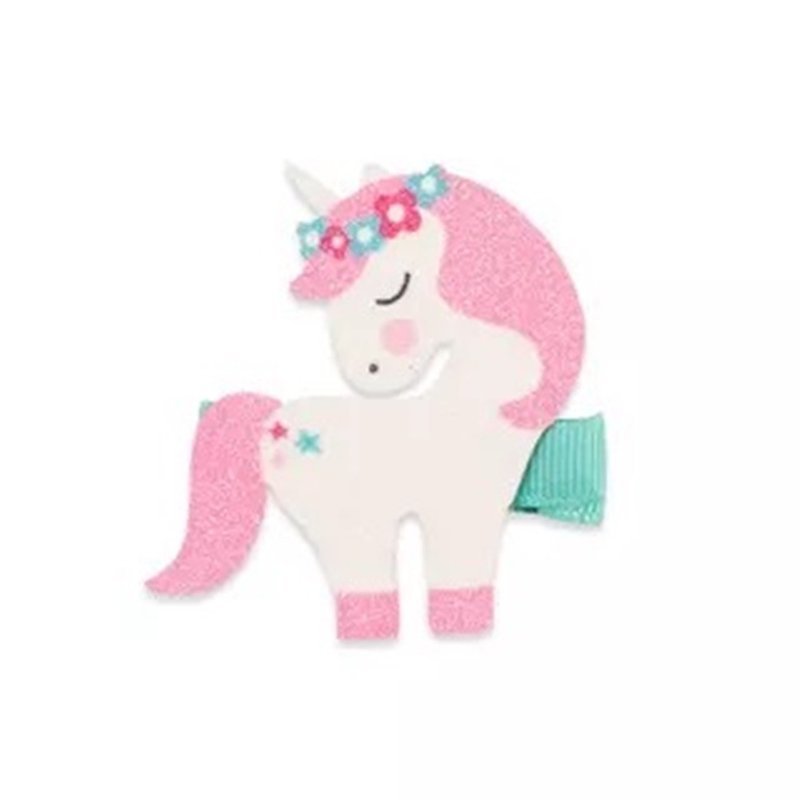 Cutie Bella fairy tale hairpin all-inclusive cloth handmade hair accessories unicorn - Hair Accessories - Polyester Pink