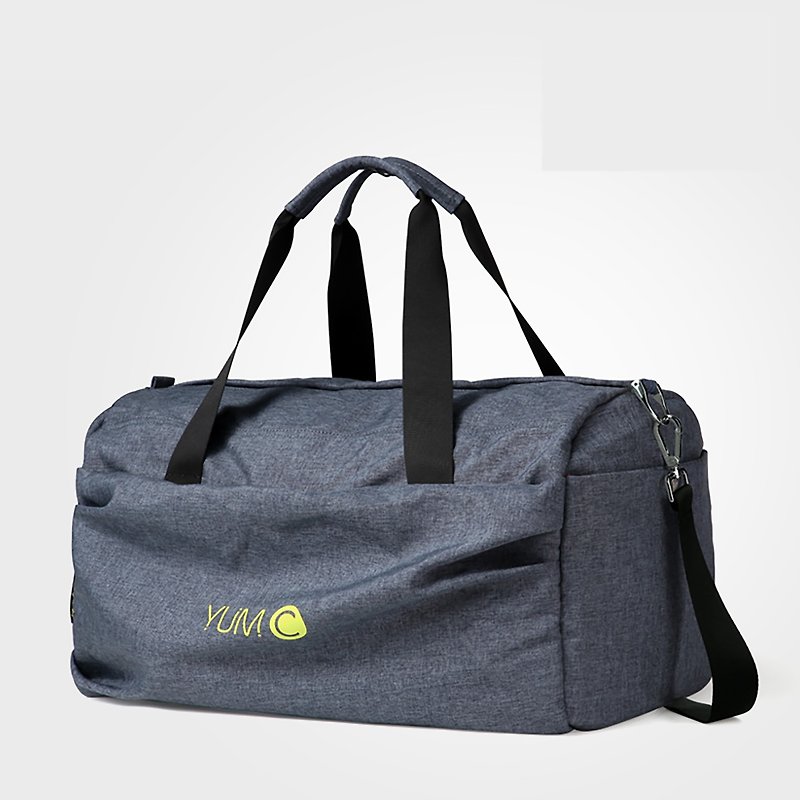 [Free shipping] YUMC travel bag women's short-distance portable travel luggage bag large capacity simple to go out - กระเป๋าแมสเซนเจอร์ - วัสดุอื่นๆ สีน้ำเงิน