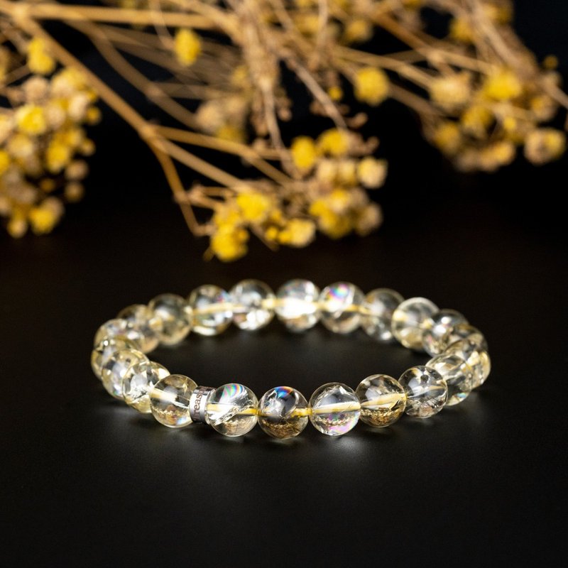 Yellow Acetetrale | Natural Energy Bracelet | 8-9mm - Bracelets - Crystal Yellow