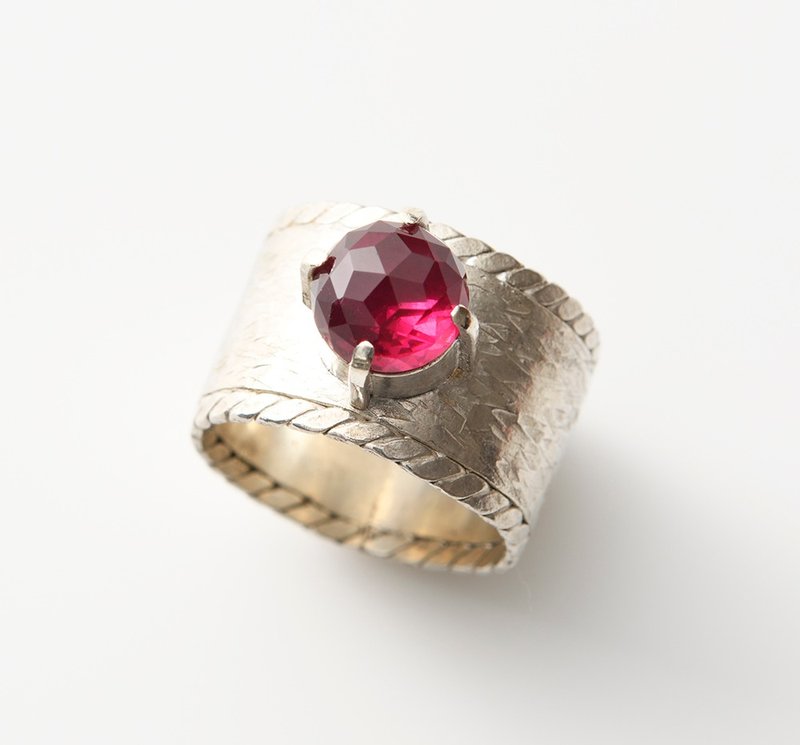 CR96(ロードライトガーネット) - リング・指輪 - 金属 シルバー