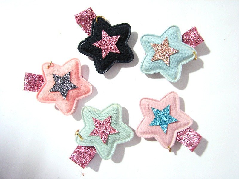 Cheerful. Stars shining hairpin / children hairpin. Limit - Hair Accessories - Other Materials Multicolor