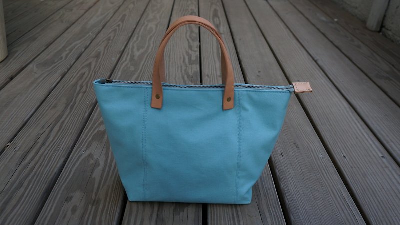 Seamless side tote bag - กระเป๋าถือ - ผ้าฝ้าย/ผ้าลินิน 
