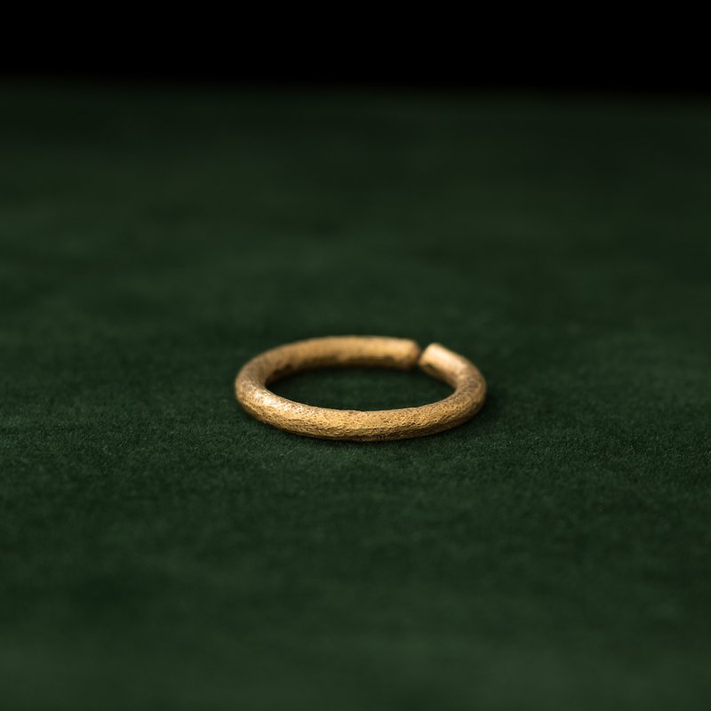 [soid Studio suitable product] Bronze ring - mottled - แหวนทั่วไป - ทองแดงทองเหลือง 