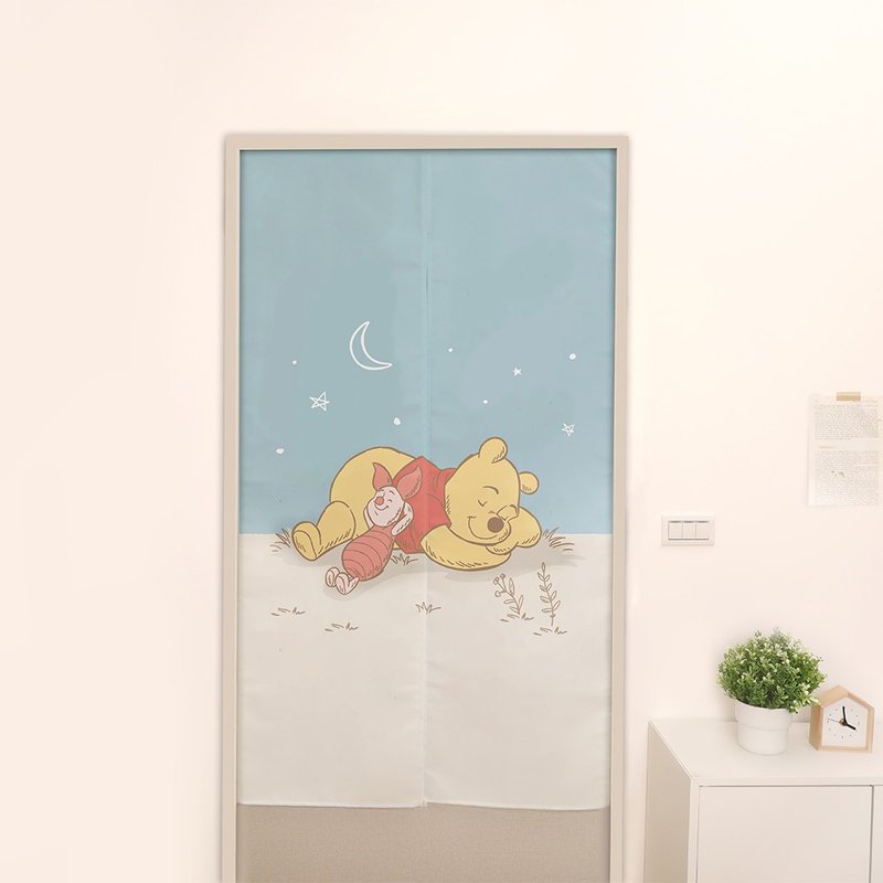 迪士尼長門簾-Disney 85X150cm 小熊維尼 史迪奇 三眼怪 奇奇蒂蒂 - 門簾/門牌 - 聚酯纖維 多色