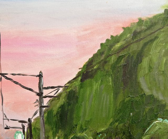 オブジェ 風景画 絵画 キャンバス 油絵