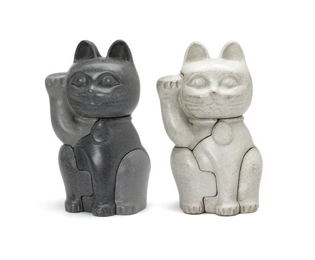 Detail INC x Locknesters Manekineko Joint 3D Puzzle Lucky Cat (Two 