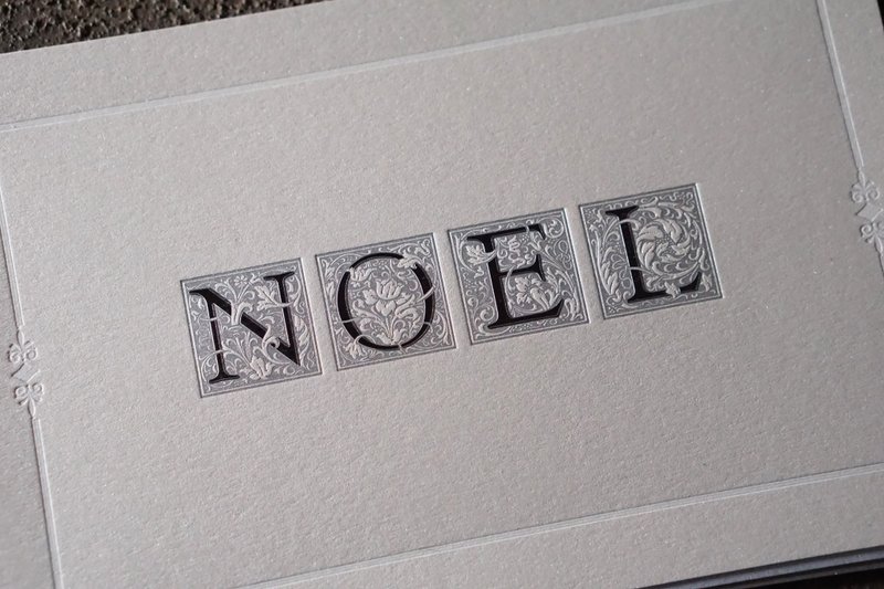 Noel Christmas Card 3 color variations - Cards & Postcards - Paper Black