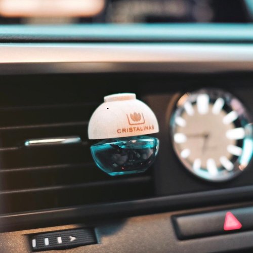 CRISTALINAS 西班牙無酒精植萃香氛 車用/衣櫃兩用球型香氛 (6ML)- 海洋微風
