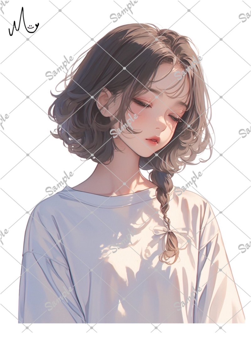 オリジナル人物ステッカー - 貼紙 - 紙 