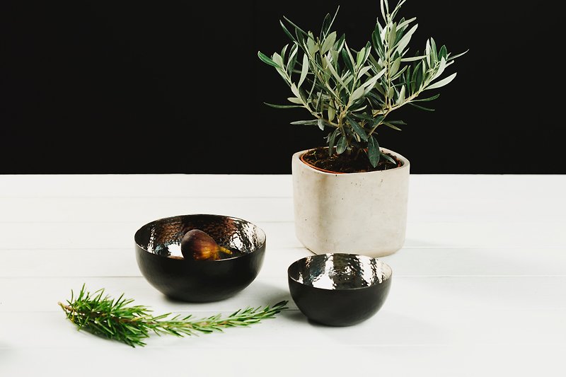 (New-Silver Series) Bowls - One Size Each - The Just Slate Company, UK - ถ้วยชาม - สแตนเลส สีเงิน