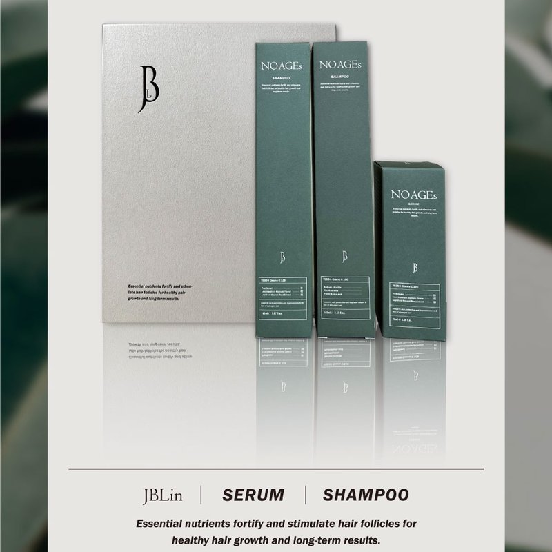 JBLIN anti-sugar shampoo 165ml*2 + anti-sugar scalp water 90ml*1 - แชมพู - สารสกัดไม้ก๊อก 