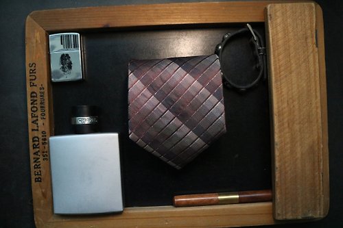 壞紳士 棗紅色斜條紋領帶英倫紳士正裝商務necktie