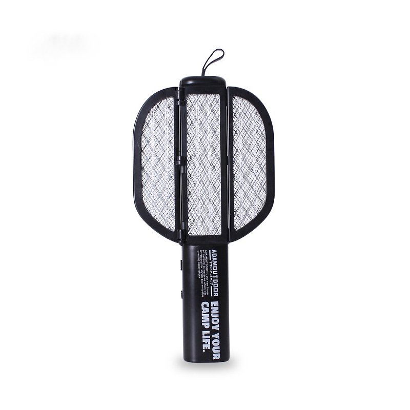 ADAMOUTDOOR Folding Electric Mosquito Swatter(ADMZ-FU01BK) Black - ผลิตภัณฑ์กันยุง - พลาสติก 