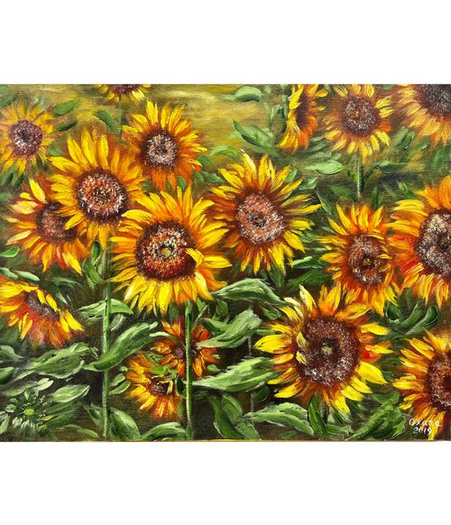 ミシェル・ロッド、「ひまわり」、希少画集・額装画 山下清、【ひまわり】、希少な額装用画集より、美品、日本人画家