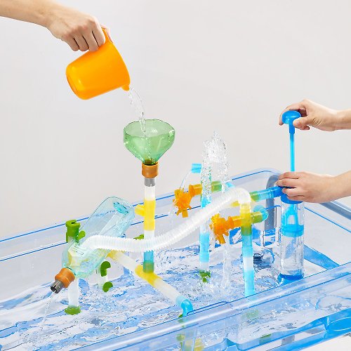 Edx 艾迪客 - 台灣製兒童玩具 建構水管組 (66358) 生日禮物 新年禮物 兒童益智玩具
