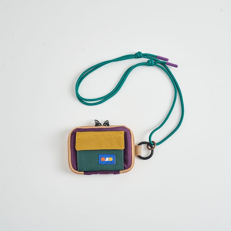 Camp wallet / Dark purple - กระเป๋าสตางค์ - ไนลอน สีม่วง