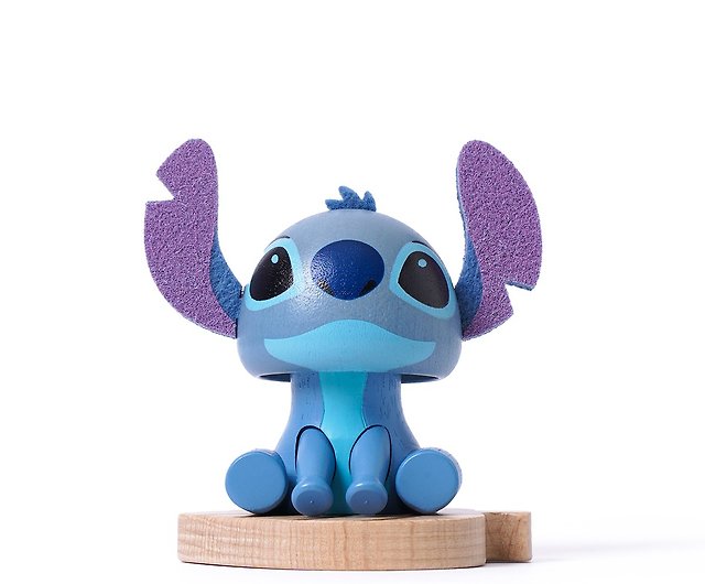 Stitch】Disney Wooden Bobble head