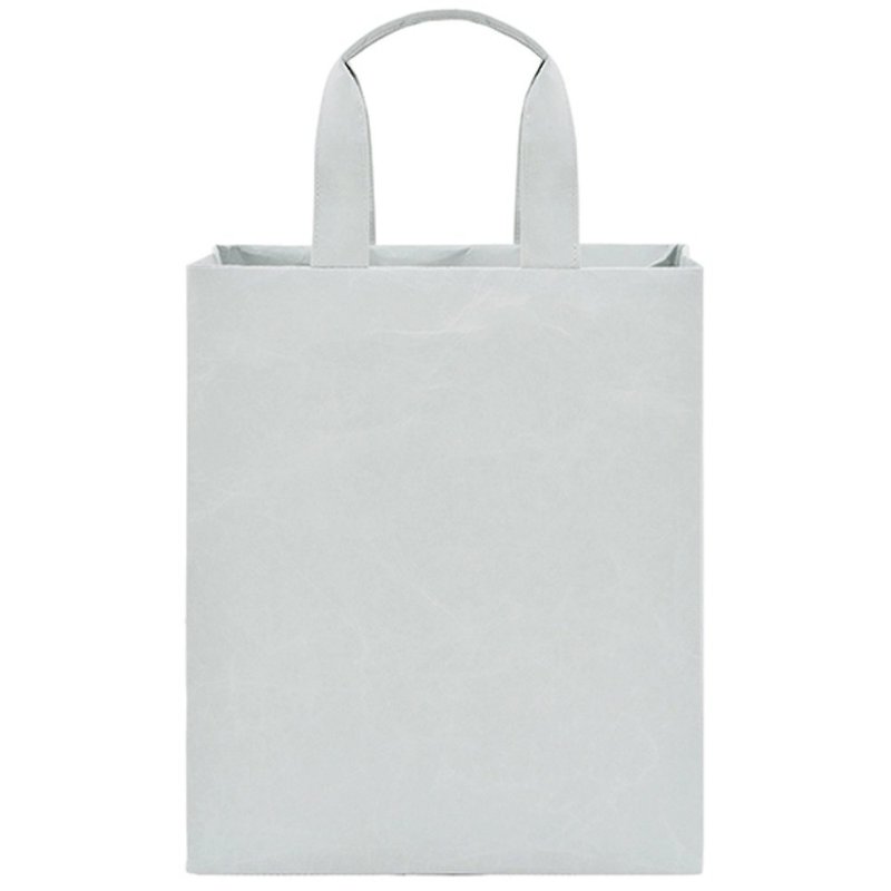 SIWA 紙和 經典款方袋 手提袋 環保袋 購物袋 紙製 (小) 灰色
