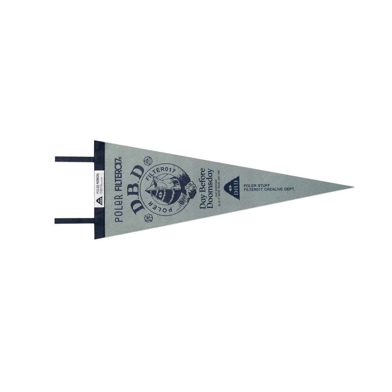 POLeR X Filter017 D.B.D Logo Pennant - 露營用品 - 其他材質 卡其色