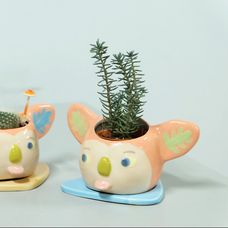 tree pot little girl - Plants - Pottery Multicolor