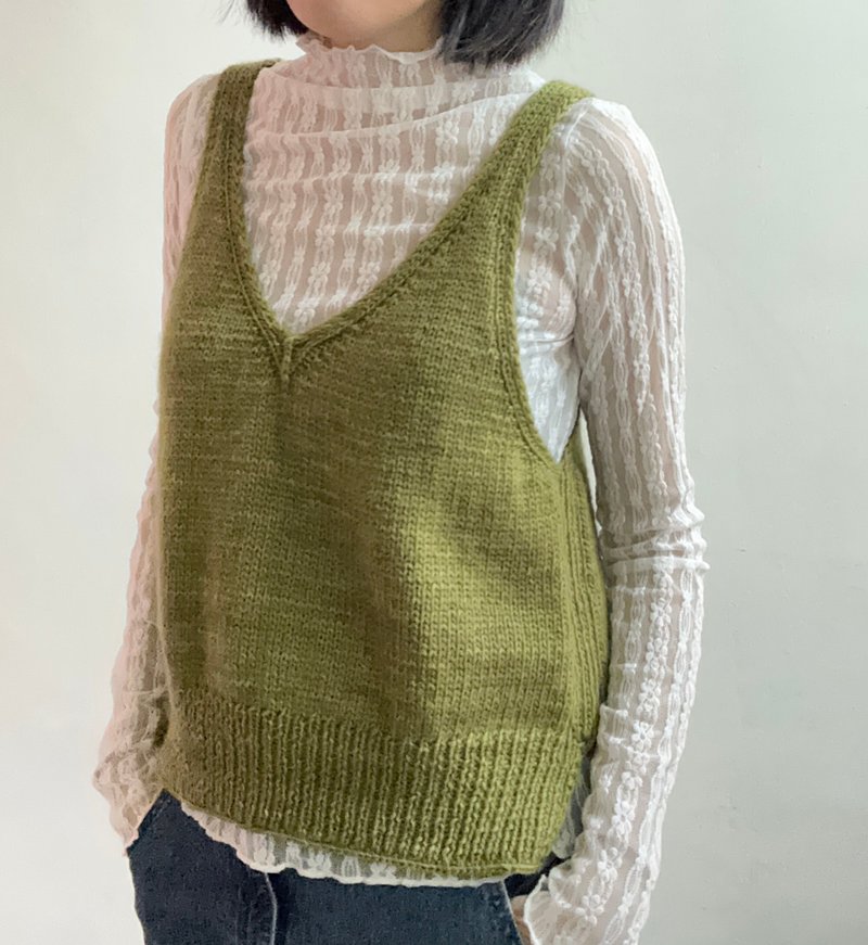 V_neck best針織背心電子織圖 中英文版 - 電子書/雜誌 - 其他材質 