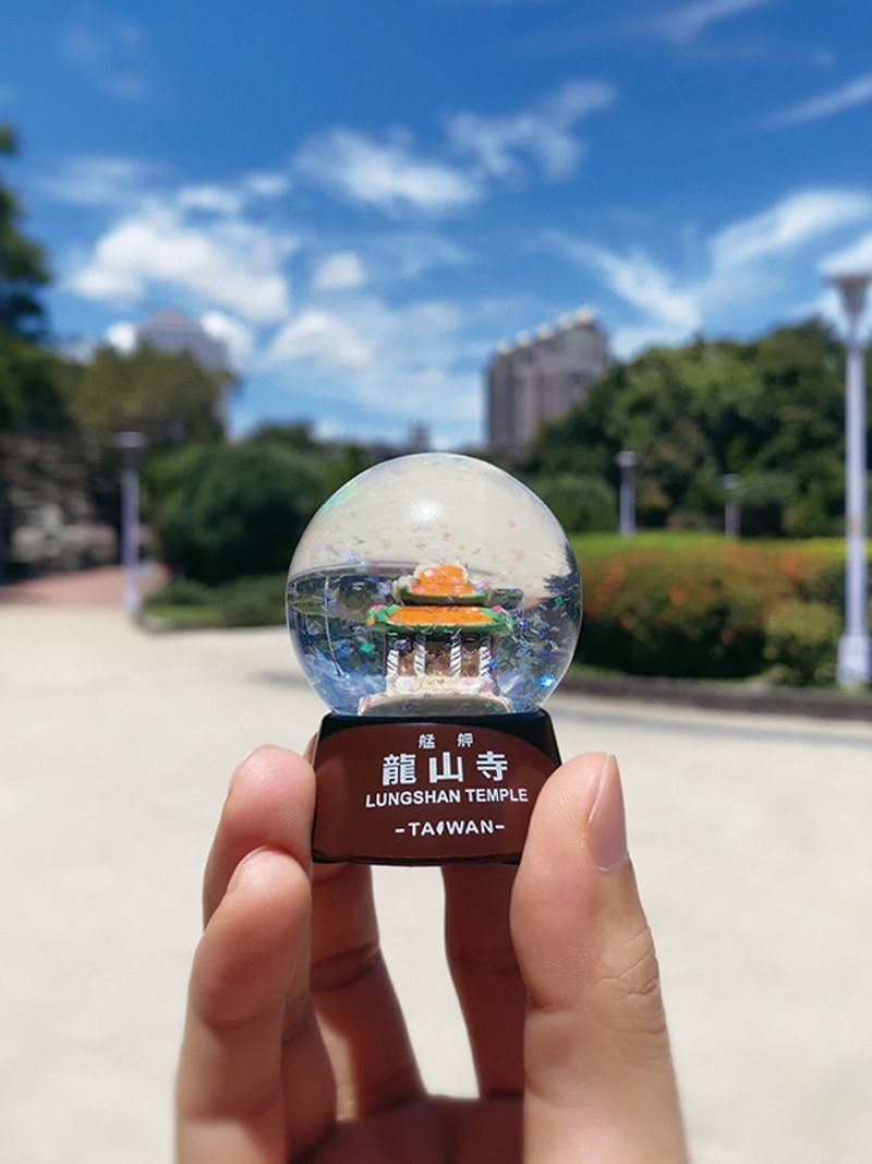 台灣水晶球 / 雪花球- 龍山寺 - 擺飾/家飾品 - 其他材質 