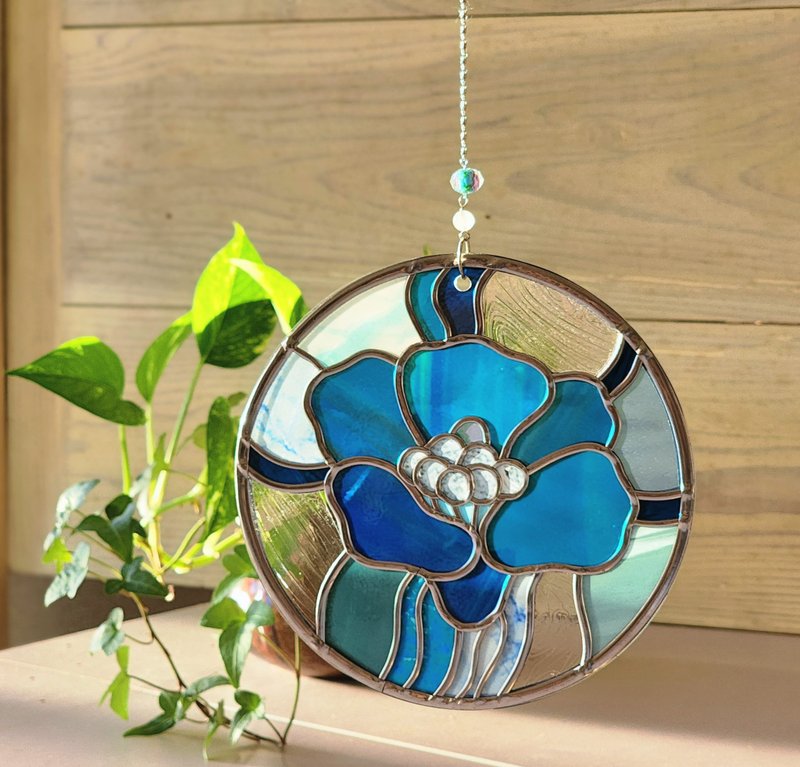 受注:リバーシブルオーナメント　ヒマラヤの青いケシ - その他 - プラスチック 多色