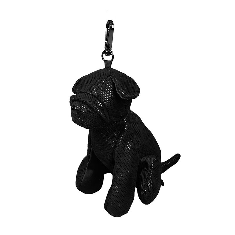 Bulldog Black Foldable Eco Bag - Fashion Accessory - Messenger Bags & Sling Bags - Polyester Black