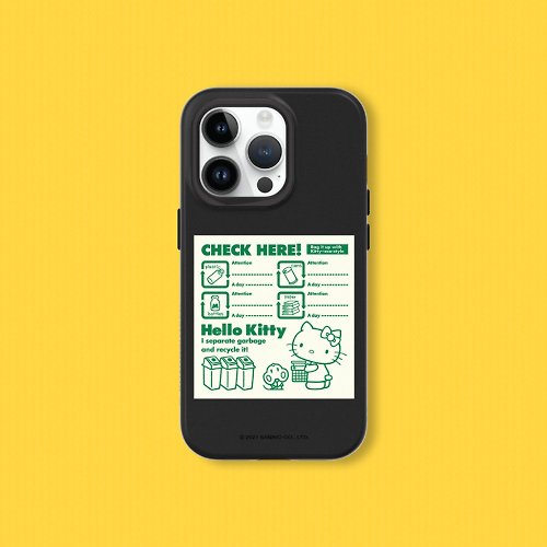 犀牛盾RHINOSHIELD SolidSuit經典背蓋手機殼∣Hello Kitty/Hello Kitty 愛環保
