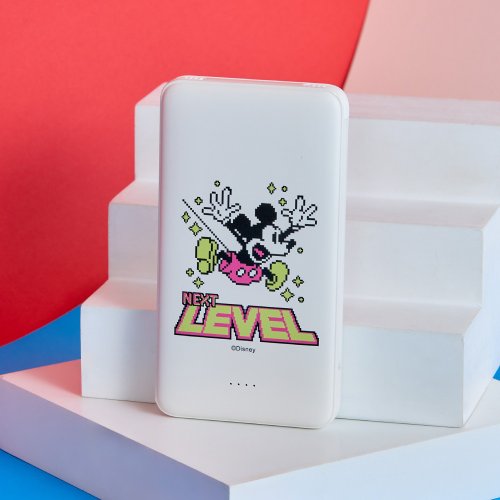 TOYSELECT Disney經典米奇款等級提升雙線快充10000mAh行動電源