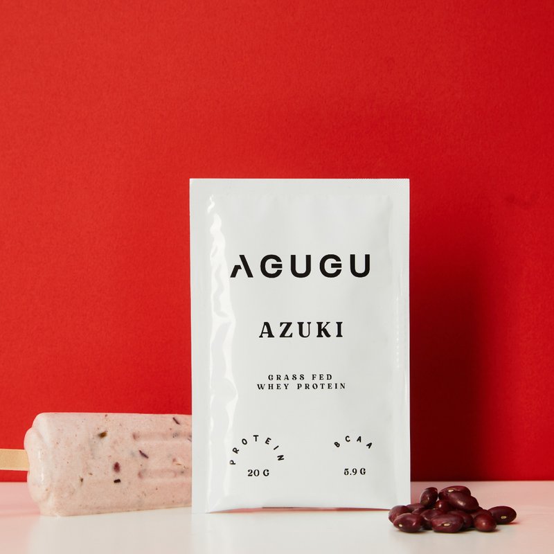 【AGUGU】Grass-fed whey protein drink-red bean milk - 健康食品・サプリメント - その他の素材 