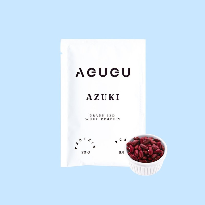 【AGUGU】Grass-fed whey protein drink-red bean milk - อาหารเสริมและผลิตภัณฑ์สุขภาพ - วัสดุอื่นๆ 