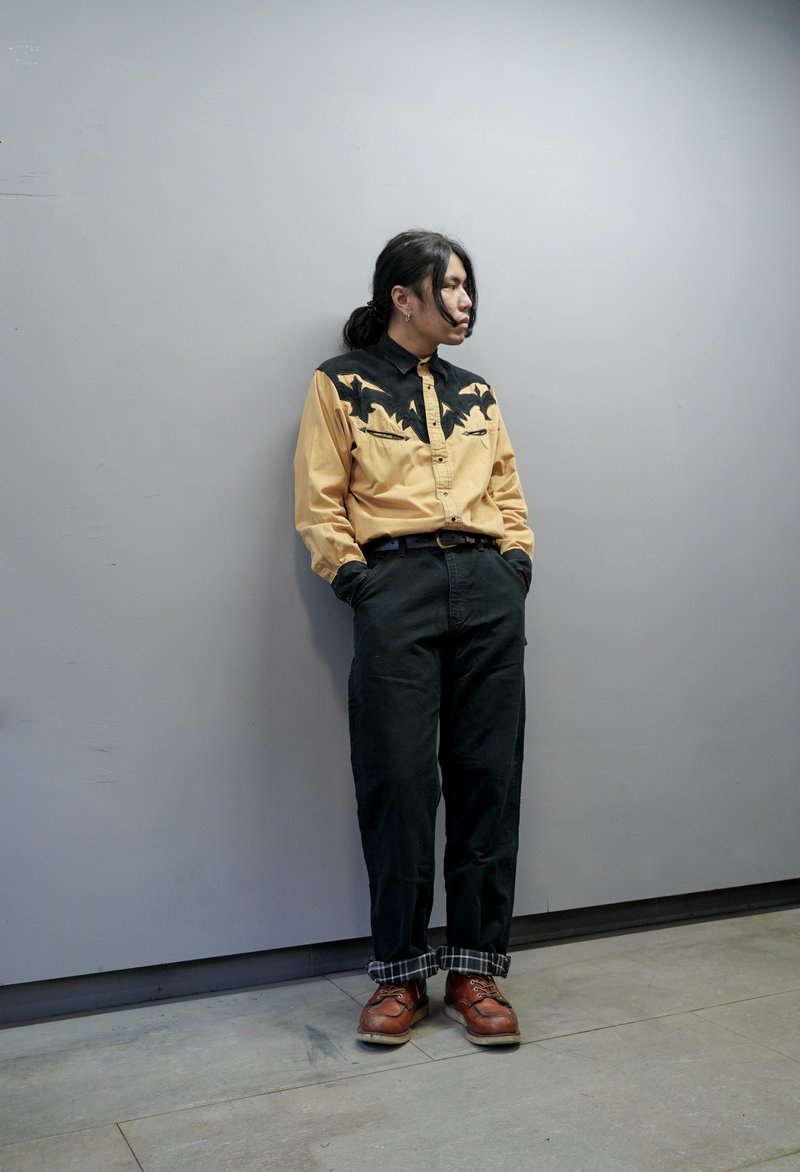 除了 True Love 西部襯衫 刺繡  western shirt vintage - 男 T 恤 - 棉．麻 多色