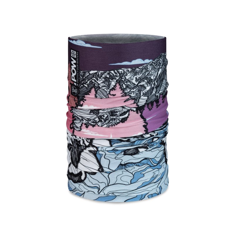 【BUFF】Classic headscarf Plus-POW-Mountains and rivers - Camping Gear & Picnic Sets - Other Materials Multicolor