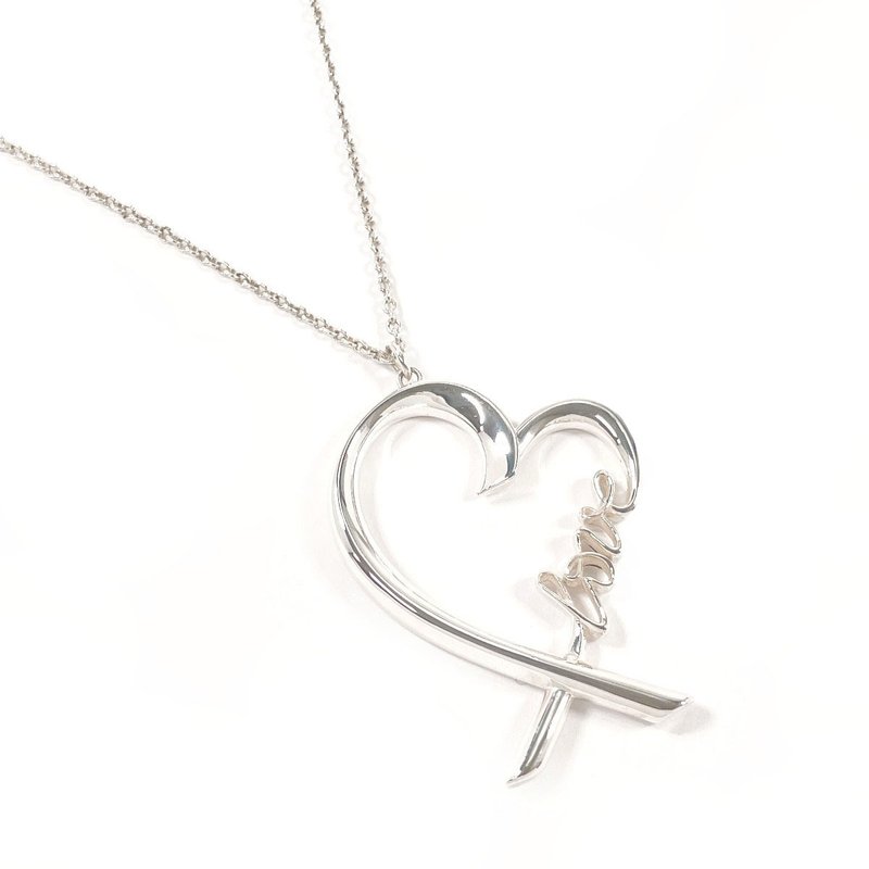 【日本直送 中古美品】ティファニー TIFFANY&Co. ネックレス ラビングハート ラブ ラージ パロマピカソ シルバー925 希少 新品仕上げ済み - 項鍊 - 純銀 銀色