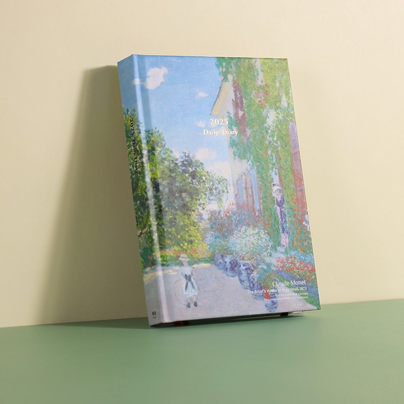 Chuyu 2025 B6/32K hardcover diary/lined 1 page per day/hard case diary/daily plan/hand - สมุดบันทึก/สมุดปฏิทิน - กระดาษ หลากหลายสี