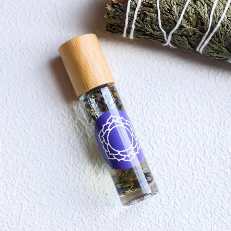頂輪脈輪能量魔法油 - 香氛/精油/擴香 - 精油 紫色