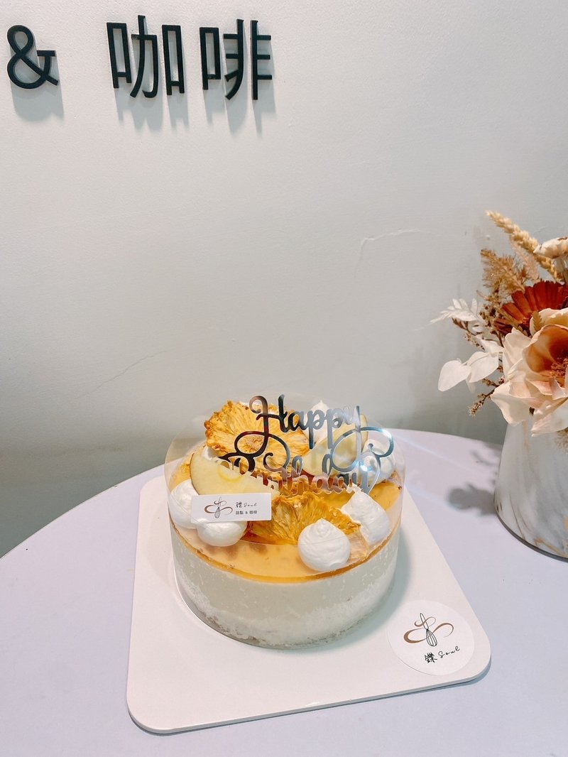 可宅配 水蜜桃慕斯蛋糕 蜂蜜桂花慕斯 鑠甜點 蛋糕 甜點 水蜜桃 - 蛋糕/甜點 - 新鮮食材 