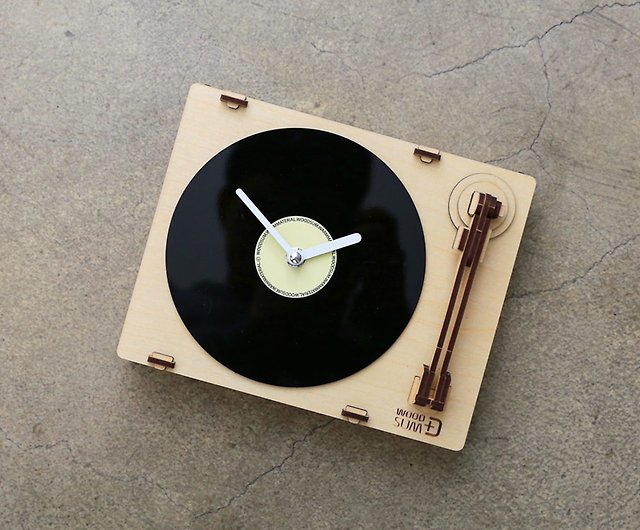 Vinyl Record Clock Sahara