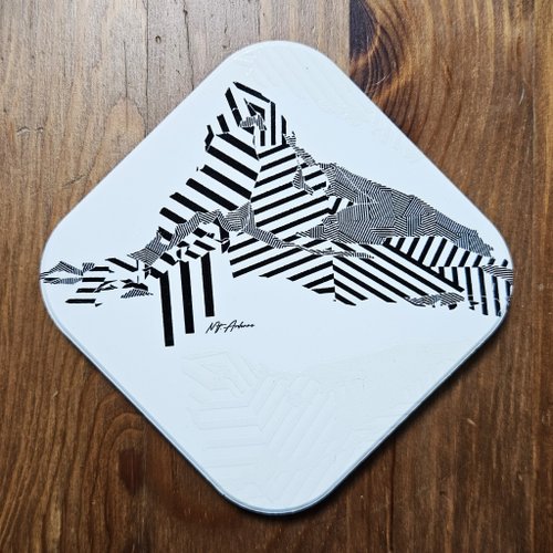 NOELC 阿登山脈 -吸水陶瓷杯墊