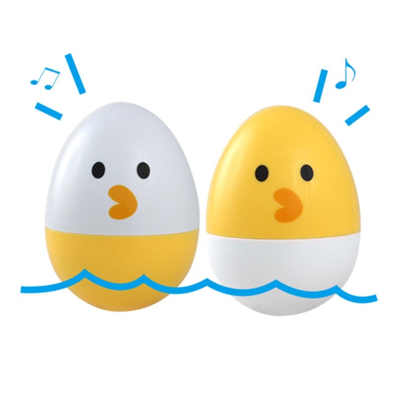 [Baby Gift] Eggs that don’t fall over when taking a bath (2 pieces/set) | Soothing toys, full moon gift, Children’s Day gift - Kids' Toys - Plastic Yellow