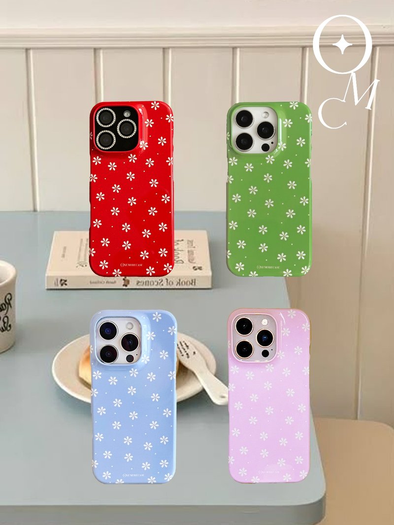 onemorecase 春日來信 原創風信子韓國亮面iphone半包菲林硬殼 - 手機殼/手機套 - 其他材質 