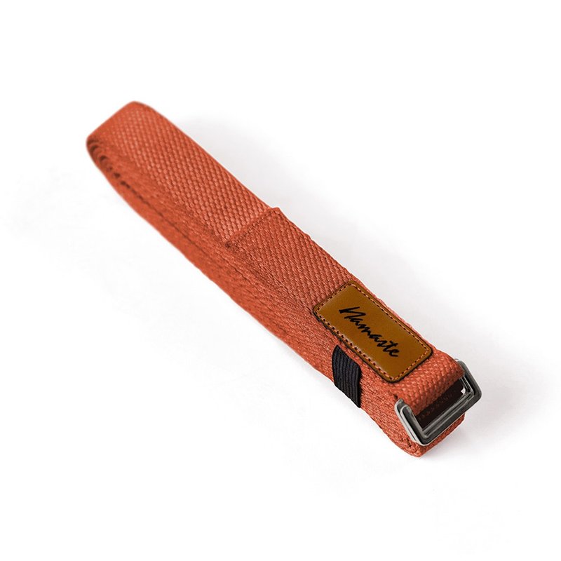 【NAMASTE】Iyengar Yoga Strap (L:300cm) - Orange - อุปกรณ์ฟิตเนส - ผ้าฝ้าย/ผ้าลินิน สีส้ม